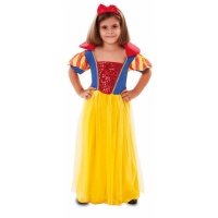 Costume de princesse des bois avec collier pour filles