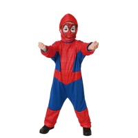 Costume de Spiderman pour bébé avec capuche