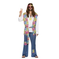 Déguisement de hippie pacifiste pour homme