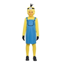 Déguisement de Minion avec gants pour fille