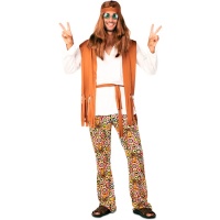 Déguisement de hippie des années 70 pour adulte