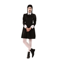 Costume de fillette de la famille sinistre pour adulte