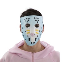 Masque de lapin bleu guerrier