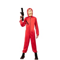 Costume de voleur de La Casa de Papel pour adolescent avec masque