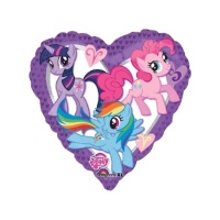 Ballon My Little Pony en forme de coeur de 43 cm - Anagram