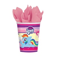 Gobelets My Little Pony fantaisie de 250 ml - 8 unités