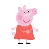 Ballon géant Peppa Pig de 121 x 91 cm - Anagram