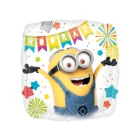 Ballon des Minions Hooray de 43 cm - Anagram