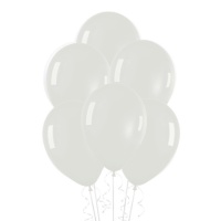 Ballons en latex de 30 cm cristal transparents - Sempertex - 12 unités