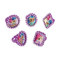 Bagues de Shimmer et Shine - 18 unités