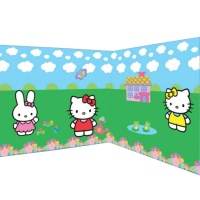 Kit de décoration pour mur de Hello Kitty