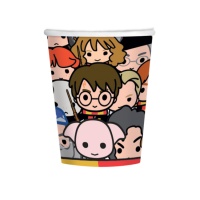 Verres Harry Potter Poudlard de 250 ml - 8 unités