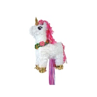 Piñata 3D de licorne de 50 x 30 x 14 cm