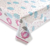 Nappe Pink Elephant Party - 1,37 x 2,13 m