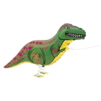 Ballon dinosaure marchant de 88 cm - Qualatex