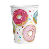 Gobelets de Donuts de 250 ml - 8 unités