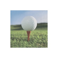 Serviettes de Golf de 16,5 x 16,5 cm - 18 unités