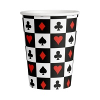 Gobelets de Casino de 250 ml - 8 unités