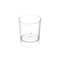 Verres en plastique transparent de 33 ml pour shot - 10 unités