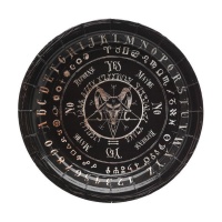 Assiette de Ouija de 18 cm - 6 unités