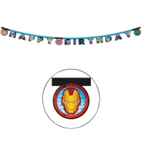 Guirlande de joyeux anniversaire des Avengers