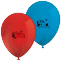 Ballons en latex Cars - Procos - 8 unités