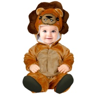 Déguisement de lion en peluche pour bébé