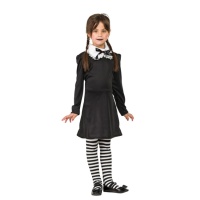 Costume de petite fille famille sombre enfant