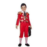 Costume de torero rouge pour enfant