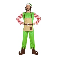 Costume d'elfe de Noël pour homme