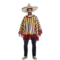 Poncho mexicain classique pour homme