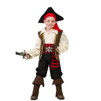 Déguisement de capitaine de bateau pirate pour enfant