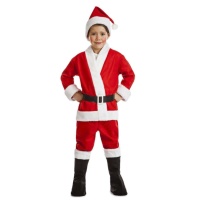 Costume de Père Noël rouge et blanc pour enfants