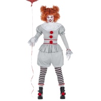 Déguisement de clown effrayant pour femme