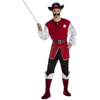 Costume de mousquetaire traditionnel pour homme