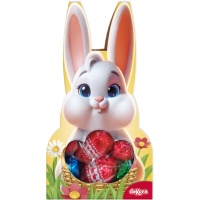 Lapin avec oeufs en chocolat de 60 gr