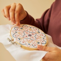 Kit de broderie au point de croix duo - Mandala persan - DMC