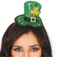 Serre-tête avec petit chapeau de la Saint-Patrick