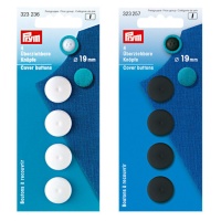 Boutons réversibles en plastique 1,9 cm - Prym - 4 unités