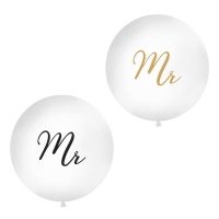 Ballon en latex géant Mr de 90 cm - PartyDeco - 1 unité