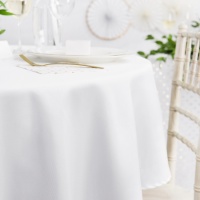 Nappe de 2,30 m en tissu blanc