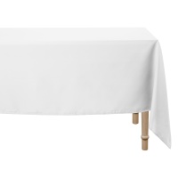 Nappe de 3,00 x 1,80 m en tissu blanc