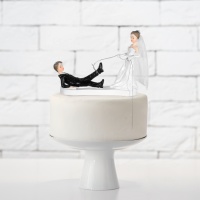 Figurine pour gâteau de mariage - 17 x 13 cm