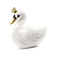 Peluche de Cygne Blanc - 34 x 35 cm