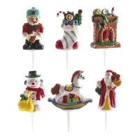 Sélections de Noël assorties de 4,5 cm - Dekora - 48 unités