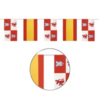 Banderole d'Espagne et de Castille-et-León - 50 m