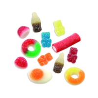 Sac assorti de bonbons gélifiés et de réglisse mini avec acidité - Fini Sugar Shuffle - 165 gr