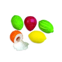 Chewing-gums en forme de fruits - Fini Bubble gum fruits - 90 gr