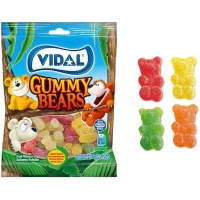 Oursons colorés avec sucre - Vidal - 90 gr