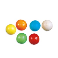 Boules de gomme à mâcher colorées - Fini Boules de gomme assorties - 90 gr